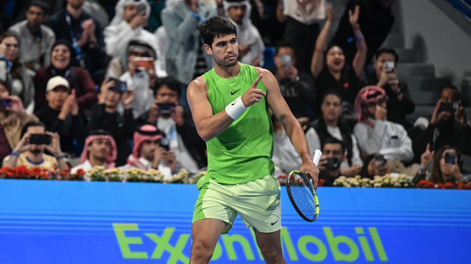 Шампионът от Откритото първенство на Австралия Карлос Алкарас се завърна