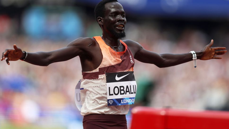Действащият европейски шампион на 10 000 метра Доминик Лобалу записа