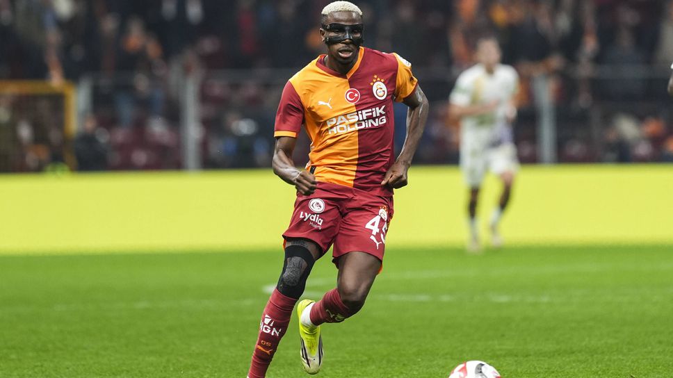 Звездата на ГалатасарайВиктор Осимен който тази вечер се изправя срещу