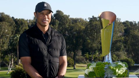 Тайгър Уудс се похвали, че е вкъщи