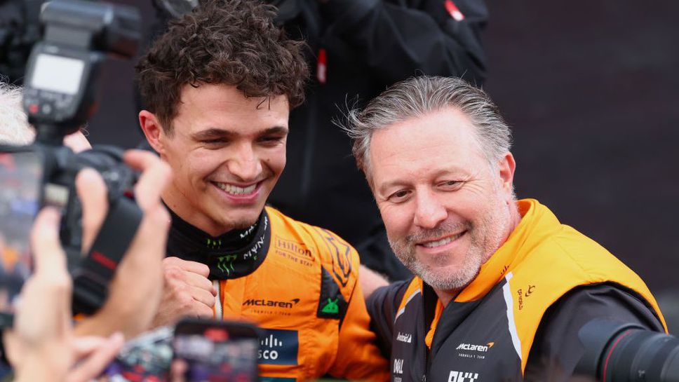 Новият световен шампион във Формула 1 Ландо Норис победи в