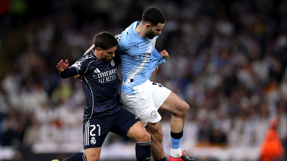 Манчестър Сити 0:0 Реал Мадрид, вихрени начални минути и греда на Шерки