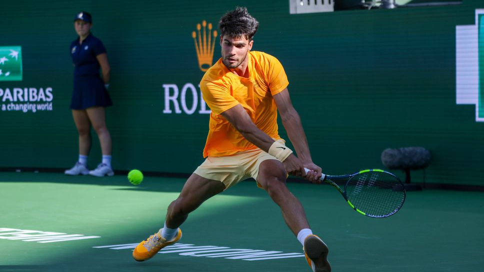 Карлос Алкарас си татуира кенгуру