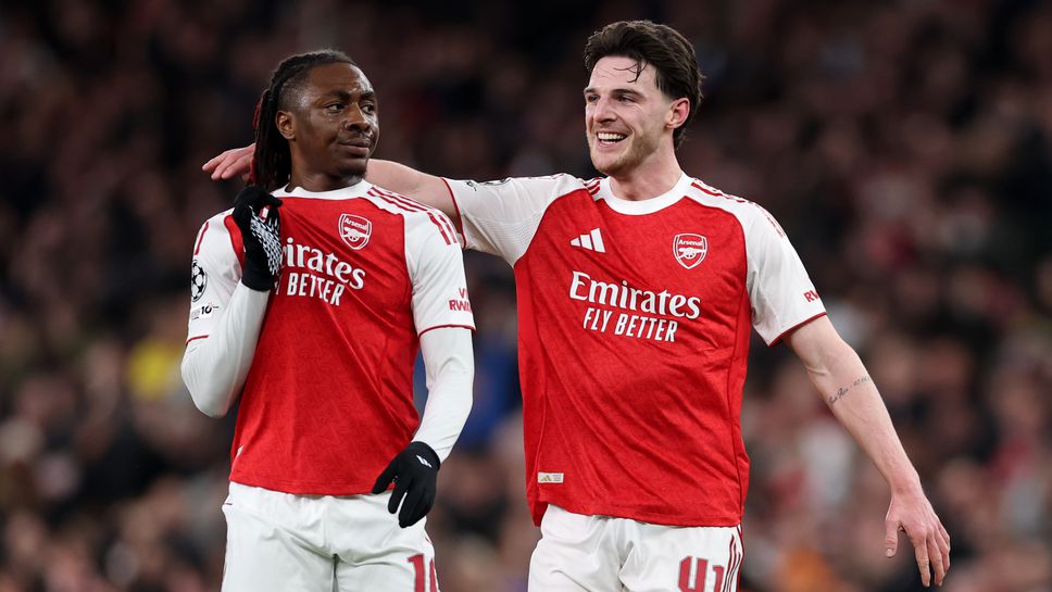 На почивката: Арсенал 1:0 Байер (Леверкузен)