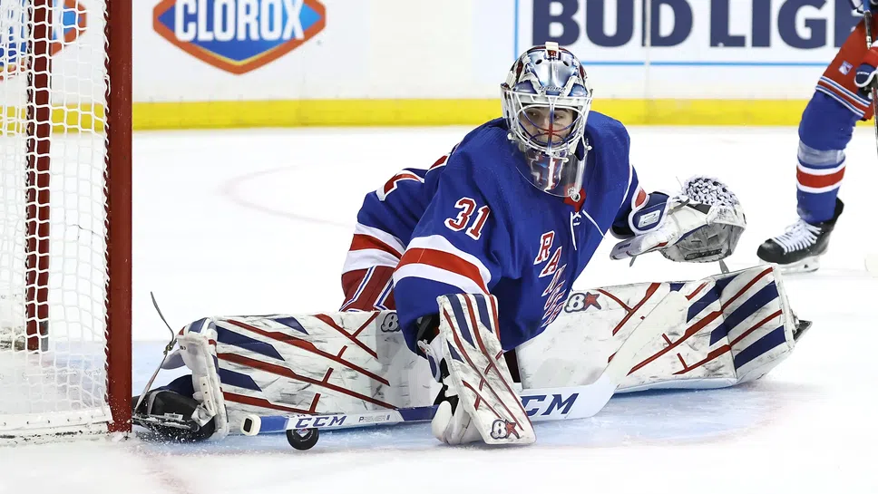 Игор Шестьоркин с 20 спасявания за 5-ата си „суха мрежа“ през сезона, а Ню Йорк победи Детройт