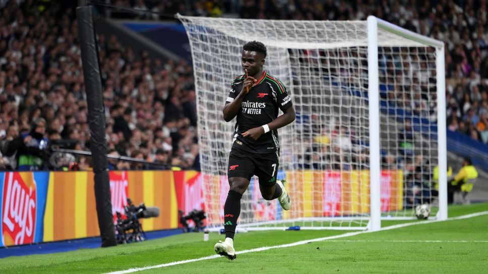 За малко да се стигне до бой на полувремето между Реал и Арсенал