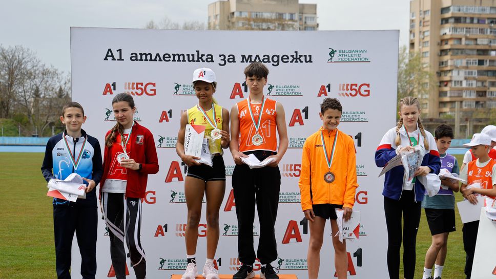 Домакински победи на веригата "А1 атлетика за младежи" в Ямбол