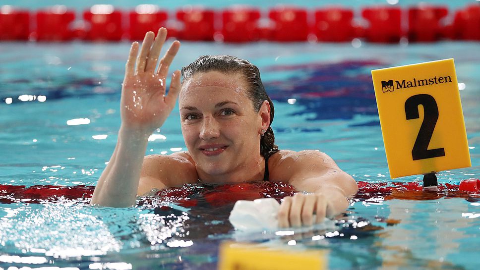 Катинка Хошу спечели първата титла на Европейското по плуване в Будапеща, два сребърни медала на 400 м съчетано