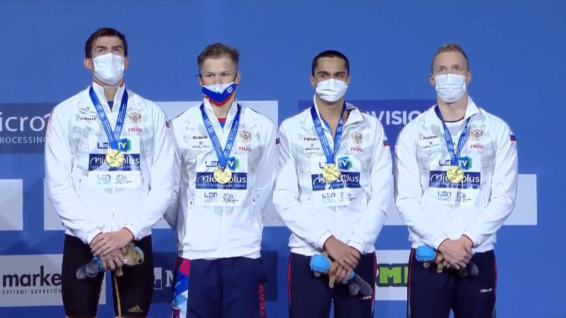 Русия и Великобритания спечелиха европейските титли на 4 по 100 м свободен стил