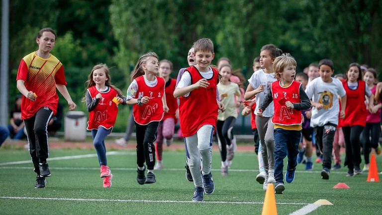 Първото организирано състезание по Детска атлетика в Хасково се състоя