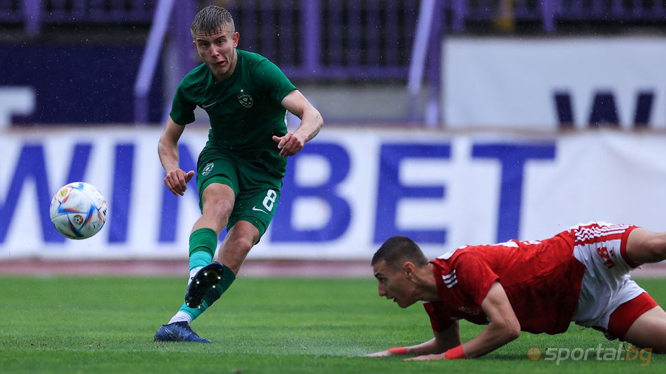 Константин Димитров откри резултата за Лудогорец  (U18) във  финала за Купата на БФС