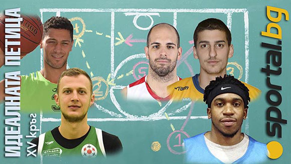 Петицата на Sportal.bg за XV кръг на НБЛ