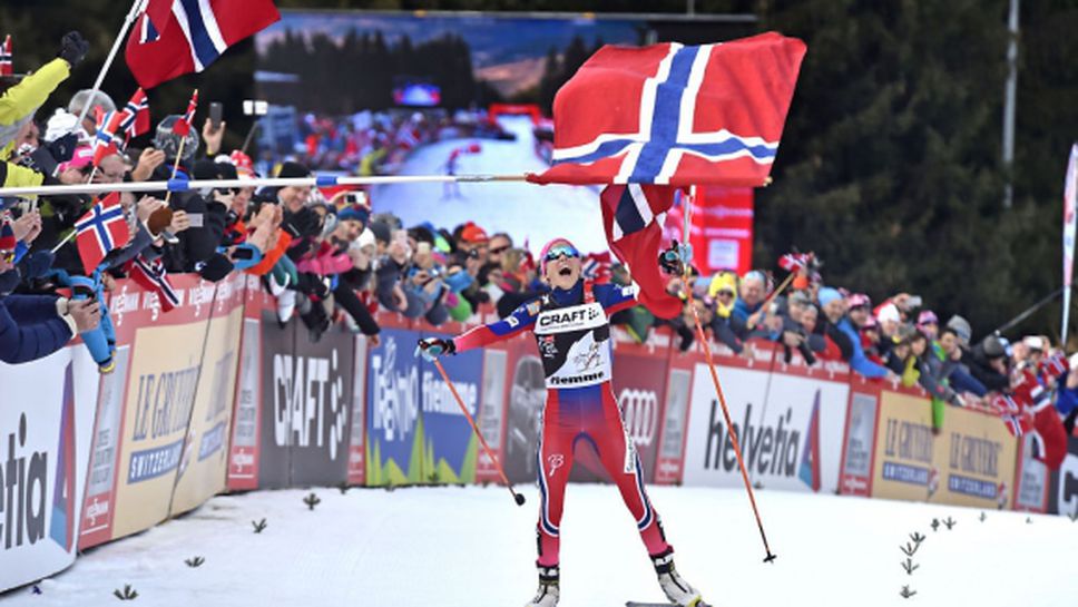 Терезе Йохауг спечели ски-бягането на 10 км-свободен стил