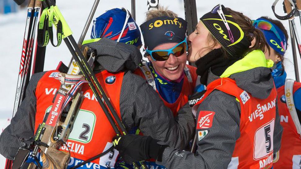 Франция с първа победа от 4 години в женската щафета, България завърши на 14-о място