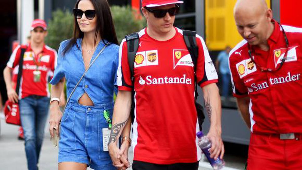 Синът на Кими стана на 1 година, има торта Ферари