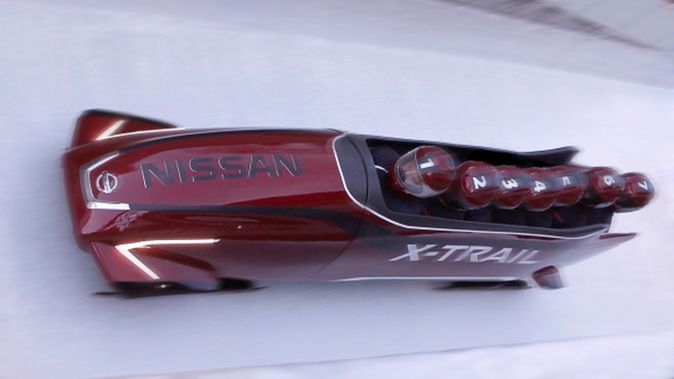 Nissan направи първия в света 7-местен бобслей (Видео)
