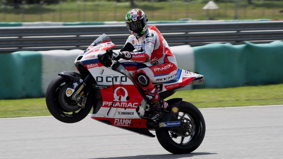 Петручи най-бърз през втория тестов ден на "Сепанг" след драма с гумите на Мишлен