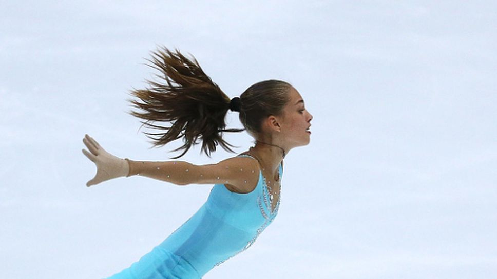 Александра Фейгин поведе убедително след кратката програма на турнира "София Трофи"