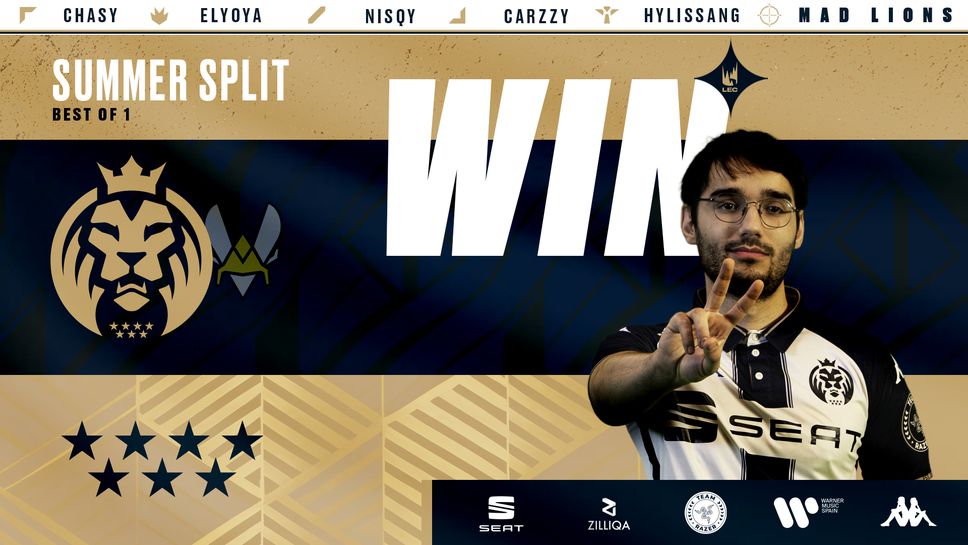 Здравец "Hylissang" Гълъбов и MAD Lions с чудесен старт в LEC