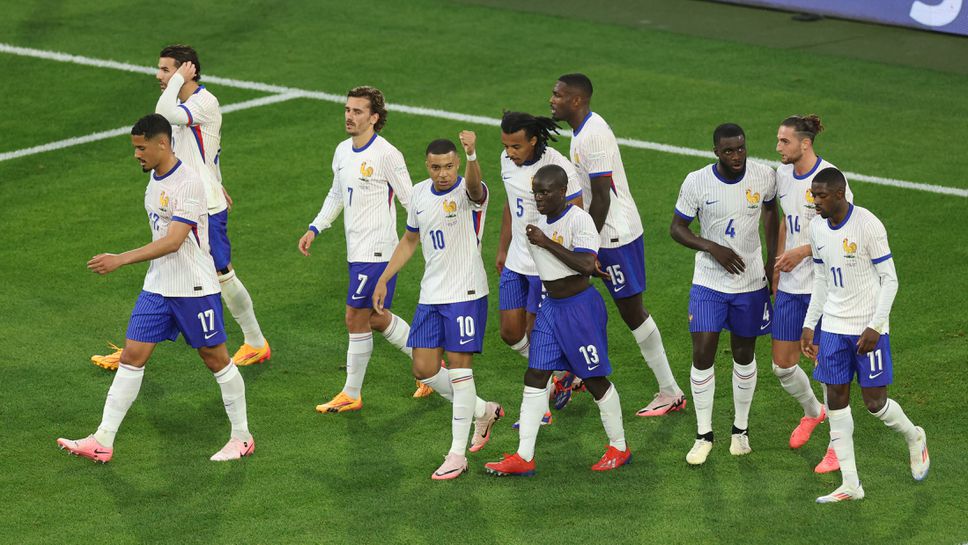 Австрия 0:1 Франция, Гризман с разбита глава