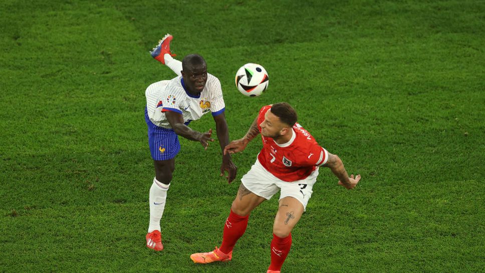 Канте бе определен за играч на мача при победата на Франция