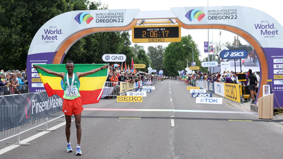 Етиопец спечели маратона с рекорд на световните първенства