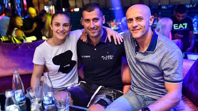 Ивет Горанова отпразнува олимпийската титла с чалга парти