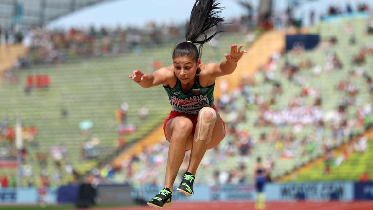 Световната шампионка в тройния скок за девойки под 20 години
