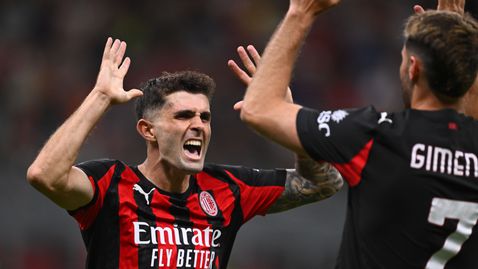  Леао и Пулишич дадоха сполучлив старт на Алегри в Милан пред погледа на български гений 