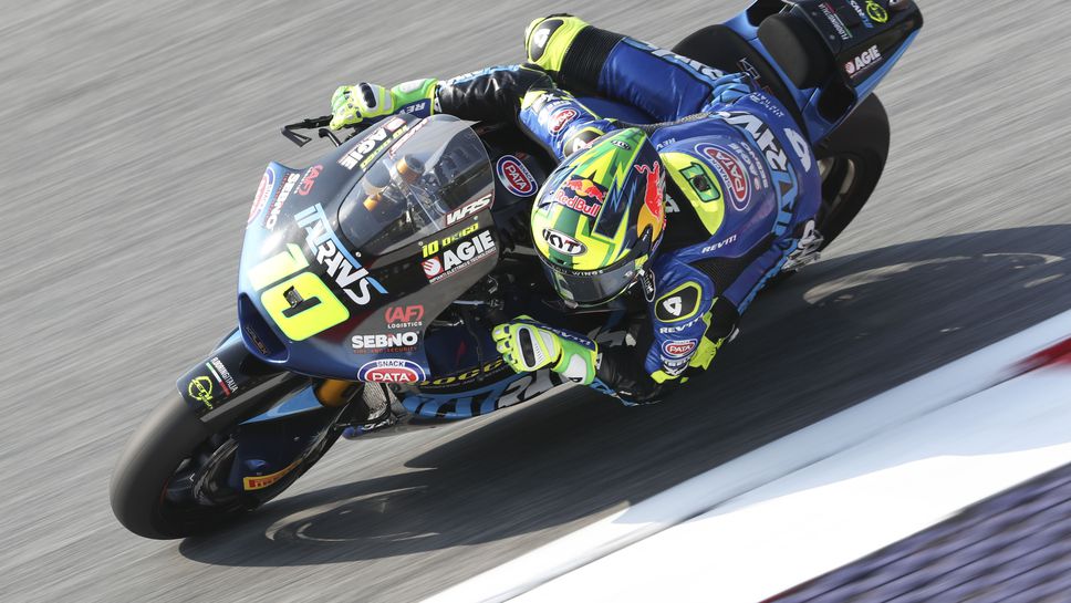 Диого Морейра спечели своята втора победа в Moto2 след като