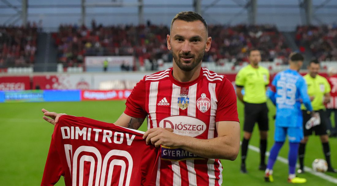 Ради Димитров отпразнува мач номер 100 за Сепси с исторически резултат