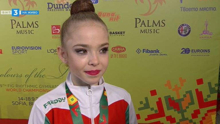 Българската гимнастичка Стилияна Николова сподели, че е изключително щастлива от