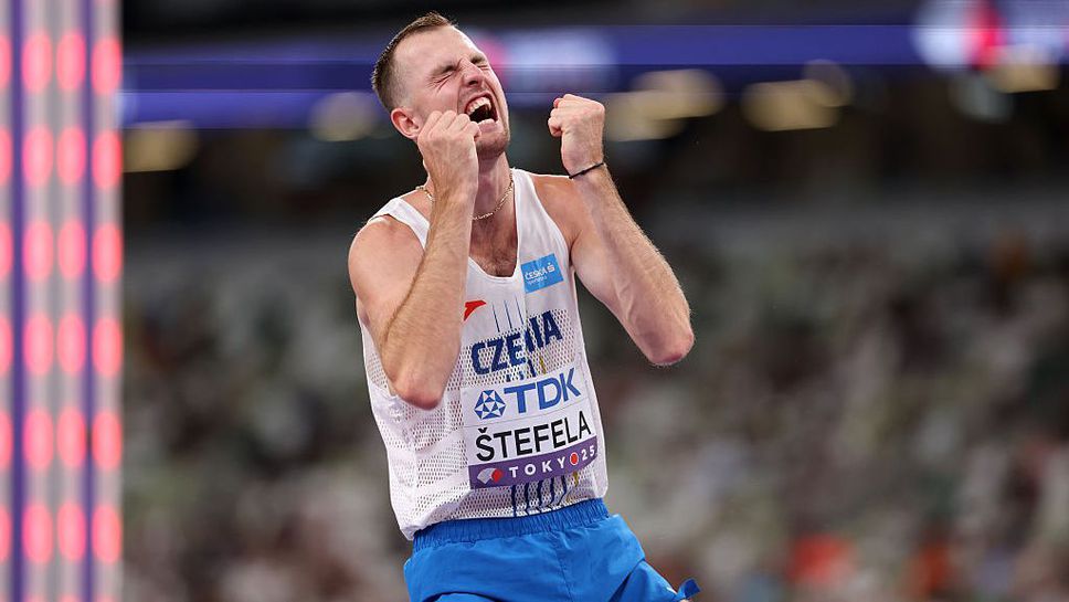 Щефела спечели приза "Атлет на годината“ в Чехия