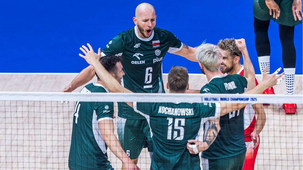 Лидерът в световната ранглиста на FIVB Полша записа трета поредна