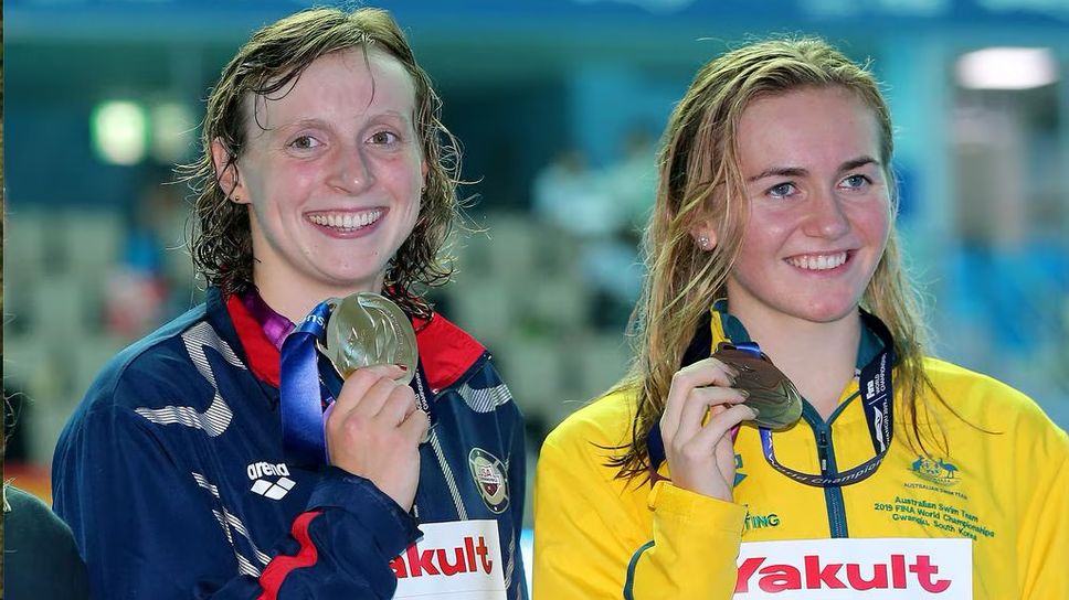 Оттеглилата се от плуването олимпийска шампионка Ариарне Титмус Австралия отдаде