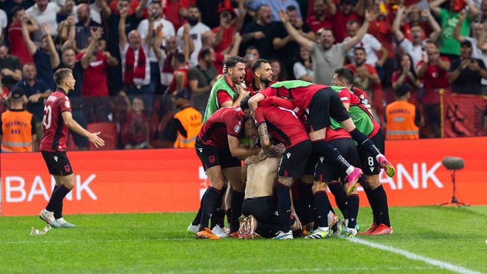 Албания допусна късен изравнителен гол срещу Молдова, но постигна заветната си цел