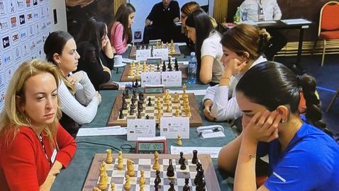 България победи Азербайджан и излезе на второ място на европейското отборно първенство по шахмат при жените