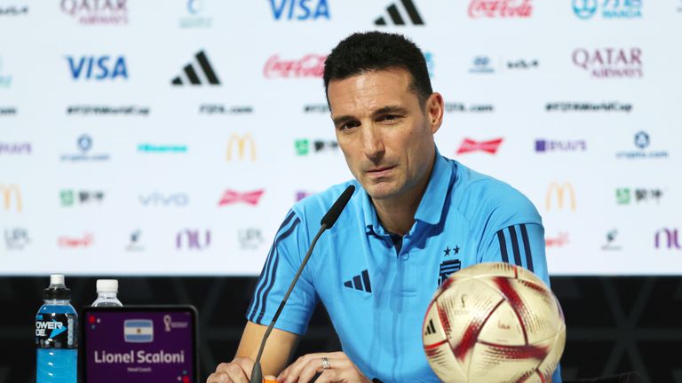 Наставникът на Аржентина Лионел Скалони заяви че вече е наясно