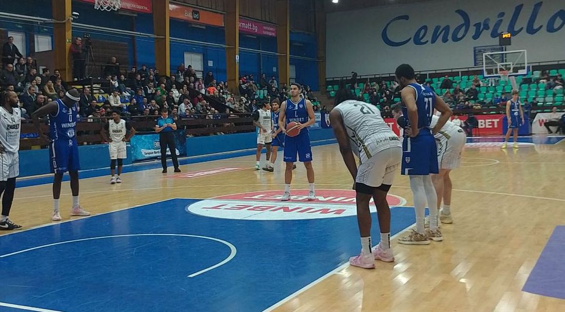 Спартак Плевен победи Нюкасъл Ийгълс в мач от Европейската северна баскетболна лига