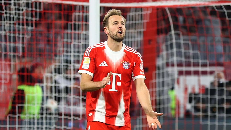 Голмайсторът на Байерн Мюнхен Хари Кейн говори пред Sky Germany