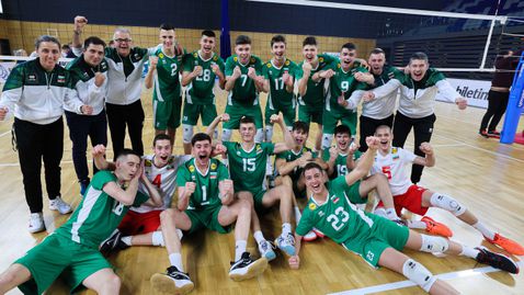  Волейболните национали до 17 години започнаха с победа квалификациите в София 