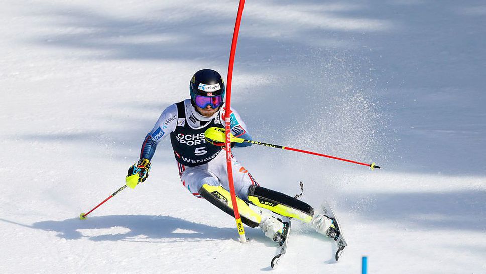 Норвежкият скиор Атле Ли Макграт спечели слалома в швейцарския зимен