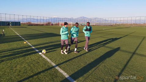 Неделев, Жоку и Калу тренираха извън основната група на Ботев (Пд)