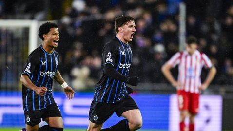  Слабостите на Атлетико проличаха и против Брюж 