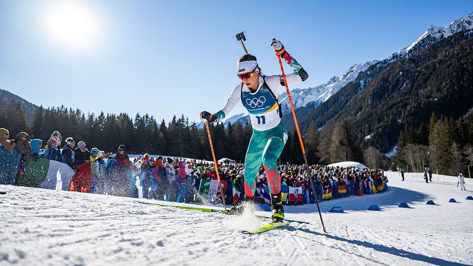 Лора Христова отново стреля без грешка днес в женската щафета