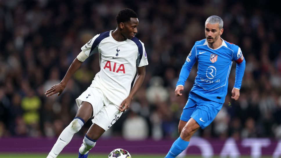 Тотнъм 3:2 Атлетико Мадрид, гол на Симонс