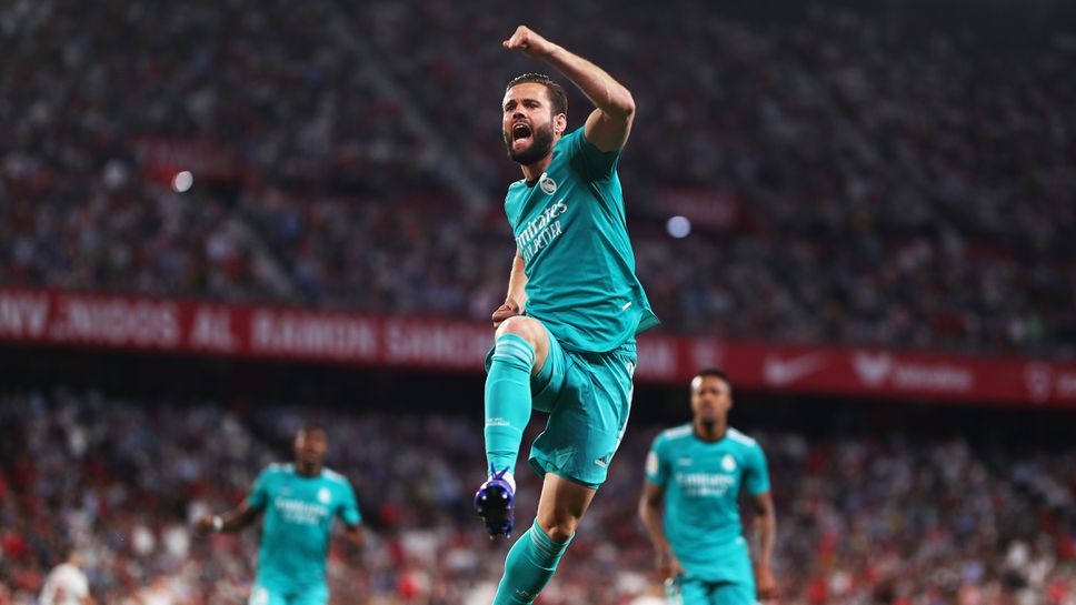 Радостта в съблекалнята на Реал Мадрид след обрата срещу Севиля (видео)