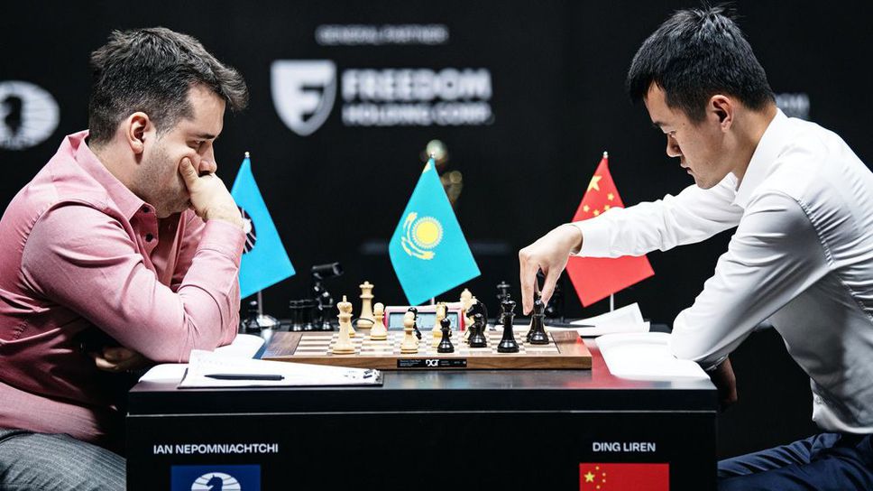 Груба грешка в цайтнота на Дин Лижън позволи на Ян Непомнящи отново да поведе в мача за световната титла по шахмат