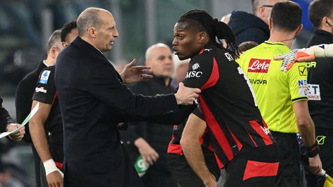 Алегри отново обсъди бъдещето си и призна: Леао се нуждаеше от освиркванията