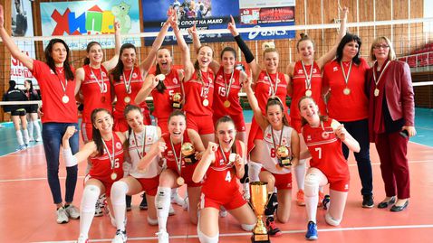 ЦСКА триумфира с шампионската титла при девойките U20 🏐